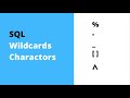 SQL wildcard character example