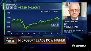 Market needed time for earnings to catch up: Ed Yardeni