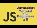 Javascript Tutorial For Beginners 9 # JavaScript Switch Statement