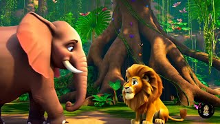 Sher Jungle Ka Raja  Fun Hindi Kids Song  Lion King Poem for Children