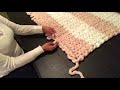 How to hand knit a blanket