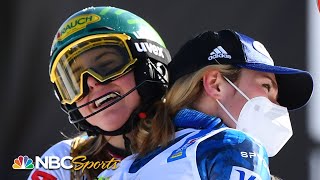 Shiffrin's slalom streak snapped by Liensberger at Worlds | NBC Sports