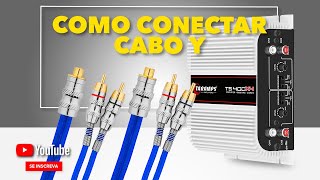How to connect Y cables on the taramps module amplifier 400 Watts | TS400X4
