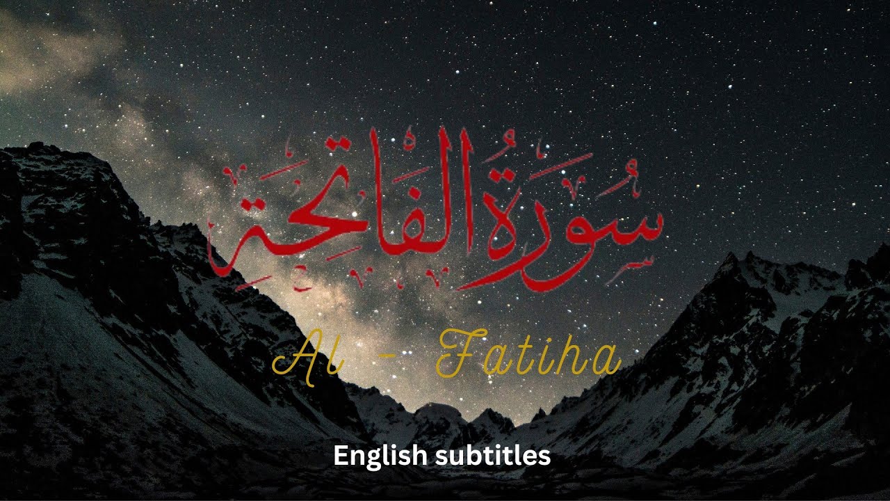 Surah Al Fatiha English Translation Tilawat E Quran All About