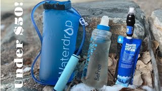 Which Water Filter Should You Use for Backpacking?