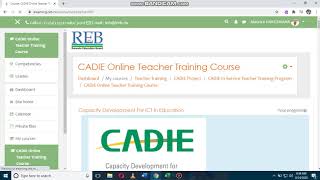 HOW TO SUBMIT ASSIGNMENT INTO REB E-LEARNING PLATFORM