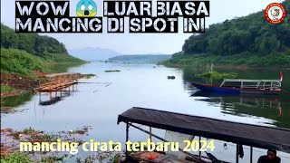 Wow 😱 Sungguh luar biasa mancing di spot ini...yakin gak mau coba?? || mancing cirata terbaru 2024