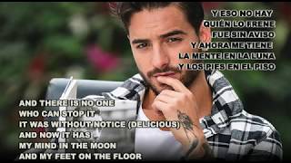 No se me quita - Maluma ft Ricky Martin (Español Letra / English Lyrics)