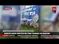 protestas masivas en venezuela contra la victoria de maduro