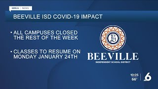 Beeville ISD closes schools until Jan. 24 due to staff shortages, COVID-19