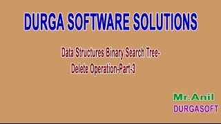 Data Structures Binary Search Tree Delete Operation Part 3