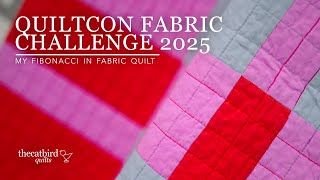 Quiltcon Fabric Challenge - My Fibonacci in Fabric Quilt