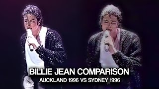 Michael Jackson | Billie Jean Live In Auckland (1st) 1996 VS Sydney 1996