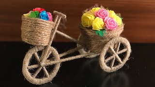 DIY cycle |how to make a cycle | jute cycle craft |being Able by jaaz