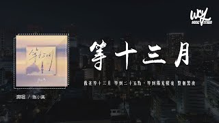 陈小满 - 等十三月「我在等十三月 等到二十五点，等到阳光照亮 整个黑夜」(4k Video)【動態歌詞/pīn yīn gē cí】#陈小满 #等十三月 #動態歌詞