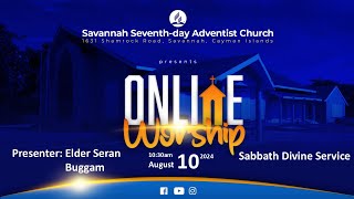 Savannah SDA Church Live Stream August 10, 2024