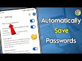 How to Automatically Save Passwords in Google Chrome 🔐 | Enable password saving in Chrome