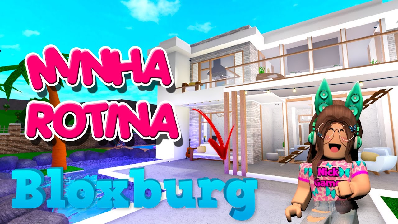 Minha Rotina No Bloxburg Roblox Youtube