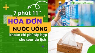 Hạch toán chi phí mua nước uống cho tour du lịch