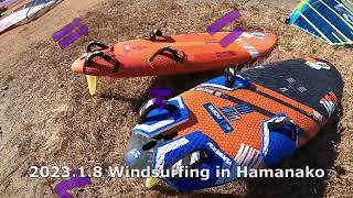 また来ちゃいました！ここ浜名湖に‗ウインドサーフィン仲間と年始トリップ！‗windsurfing 20230108