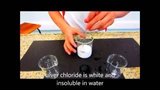 making silver chloride