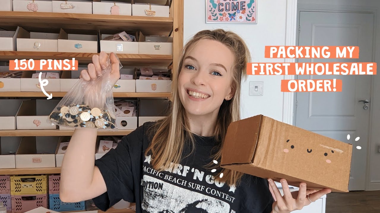 Studio Vlog Packing My First Wholesale Order ёяой Youtube