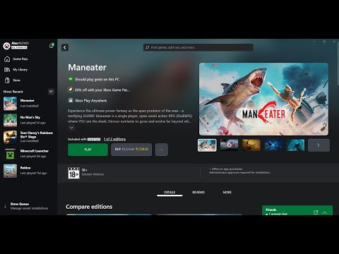 Fix Maneater Not Installing On Xbox App/Microsoft Store Windows 11/10
