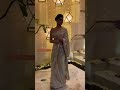 Suhana Khan's First Sari Look #suhanakhan #srk #bollywood