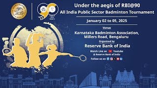 RBI@90 All India Public Sector Badminton Tournament