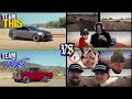 1000hp Cadillac CTS-V Drag Races Turbo LS-Swapped Nissan Hardbody // THIS vs THAT