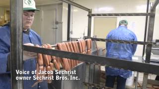 Sechrist Bros making hot dogs for inauguration