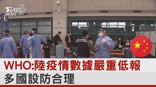 WHO:陸疫情數據嚴重低報 多國設防合理｜TVBS新聞 @tvbsplus