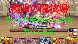 【パズドラ】極限の闘技場 【ノーコン】 ラードラゴンPT