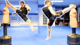 Taekwondo Kickboxing Techniques Sampler on the BOB XL