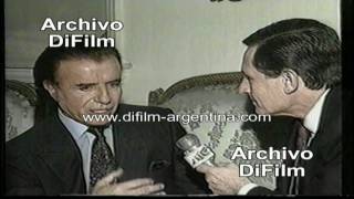 Reportaje de Mariano Grondona a Carlos Menem - DiFilm (1991)