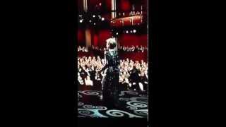 Vestido incomodando Meryl Streep no Oscar 2013