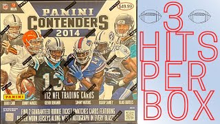 🏈2014 NFL Panini Contenders🏈1 Auto \u0026 2 Rookie Swatches