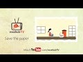 Save the paper an animation