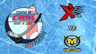 CBHL Championship || Ashburn Xtreme (3) Vs Montgomery Ice Devils-Blue (1)