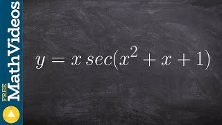 Derivative using chain rule inside product rule