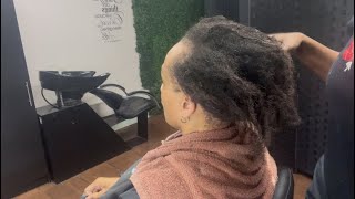 She did NOT want to deal with her MATTED hair.