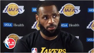 LeBron James admits he and Lakers are not mentally ready for the playoffs yet | NBA on ESPN