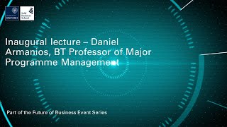 Daniel Armanios - Inaugural Lecture