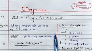 C Strings | What is String? Full Explanation | Learn Coding