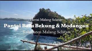 Wisata Pantai Malang Selatan di Pantai Batu Bekung dan Pantai Modangan