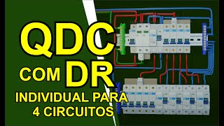 QDC  COM DR INDIVIDUAL PARA  4 CIRCUITOS