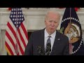 President Joe Biden celebrates decline in unemployment