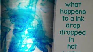 UNDERSTANDING SCIENCE | Dropping ink in water at different temperatures