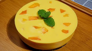 你也可以做的酸奶芒果慕斯/超简单操作/Yogurt Mango Mousse