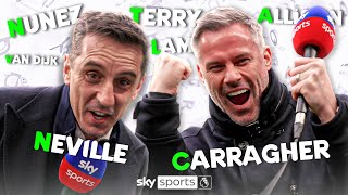 Naming Liverpool and Chelsea players in alphabetical order! | Jamie Carragher vs Gary Neville